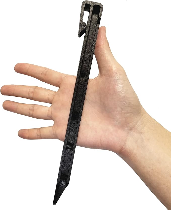 50 PCS Plastic Landscape Stakes, 10Inch Plant Support Lawn Stake Heavy Duty for Landscaping and Garden