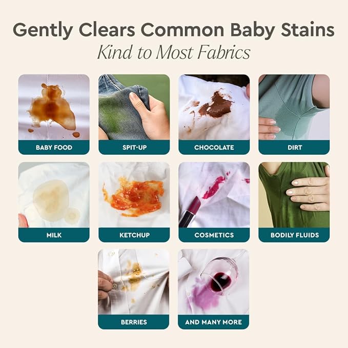 Puracy Liquid Baby Laundry Detergent - 1,4 Dioxane Free, Natural, Scent-Free Gentle Laundry Detergent Liquid Concentrate Laundry Pouch with Stain Fighting Enzymes (Baby- Free & Clear, 16oz)