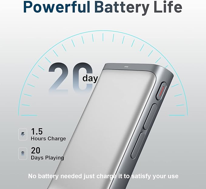 Cheerdots Bluetooth Presentation Clicker Wireless Presenter, Air Mouse with Red Light Presentation Remote for Mac, Windows, iPad OS and Android, Space Gray