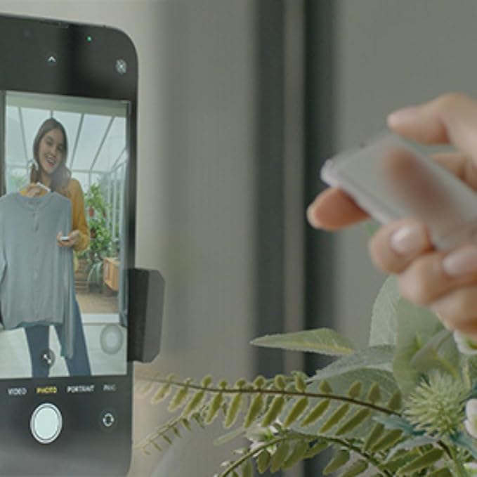 CheerTok Enhanced Design Bluetooth Touchpad Air Mouse Presentation Clicker, Wireless Presentation Remote with Red Laser Pointer for iPad, iPhone, Androids, Tablets, Mac, Windows