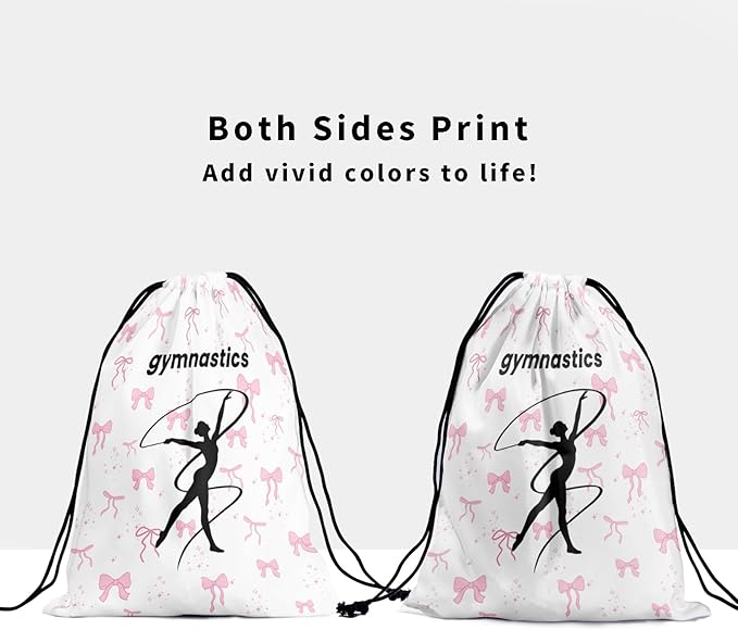 Gymnastics Grip Bag for Gymnasts Gymnastic Drawstring Bag Gym Athlete Bag