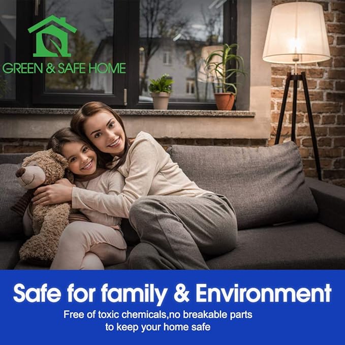 E ENERGETIC LIGHTING 40W Equivalent A19 LED Light Bulb, Soft White 2700K, E26 Standard Base, ETL Listed, 5W 450lm Non-Dimmable LED Light Bulb, 8 Packs