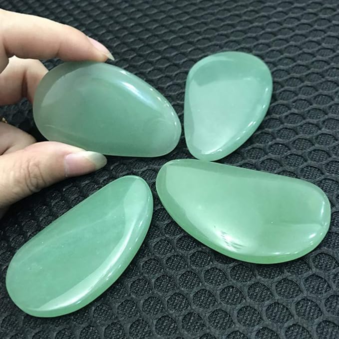 Gua Sha Facials Tools for Eyes Massage Tools Board Natural Jade Stone for SPA Acupuncture Therapy Trigger Point Treatment