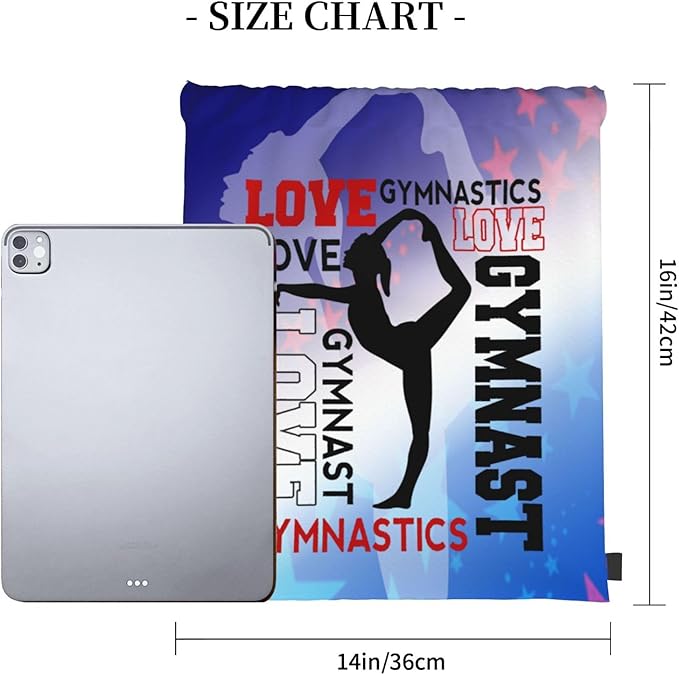 Gymnastics Drawstring Backpack Light Gym String Bag Pink Water Resistant Sackpack Sport Yoga Daypack For Womens Mens