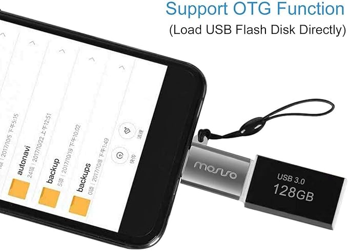 MOSISO USB C to USB Adapter 2 Pack,USB Type-C to USB Connector,Thunderbolt 3 to USB 3.0 Converter OTG Compatible with MacBook Pro 2024-2016/Air 2024-2018/Laptop/Tablet/More Type-C Devices, Space Gray