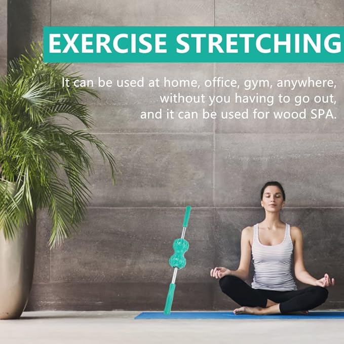 Muscle Roller Stick, Multifunctional Magnet Care Massage Roller For Relieving Muscle Soreness Loosing Tightness Soothing Cramps