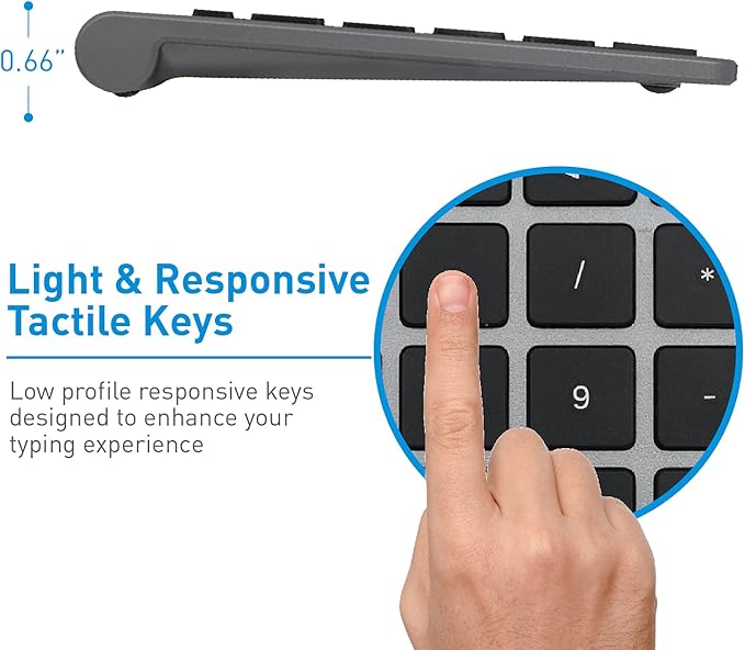 Macally Bluetooth Number Pad for Laptop - Wireless Numeric Keypad - 22 Key Numeric Keypad for Data Entry, Numpad Compatible with MacBook, iPad, iPhone, iOS, Laptop, PC, Android