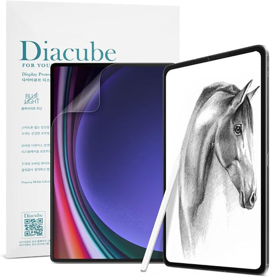 [1+1 Pack Galaxy Tab S10 Plus 12.4, Paperfeel Screen Protector 1pc + Anti Glare Protector 1pc, Matte Anti Glare Anti Fingerprint Film with Blue Light Cut Filter, Compatible with S Pen