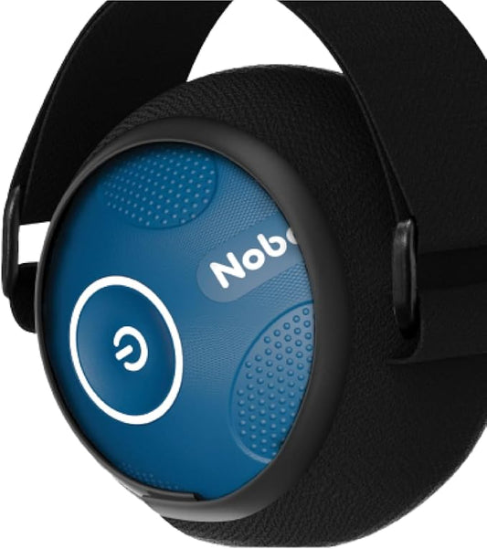 Muscle Recovery Kit | MyoSphere Vibration Massage Ball & MyoBelt Accessory | Target deep Muscle Layers, Easing Tension in The Back, Neck, Shoulders, arms, HIPS, Glutes, and Legs. (Nobol Blue)