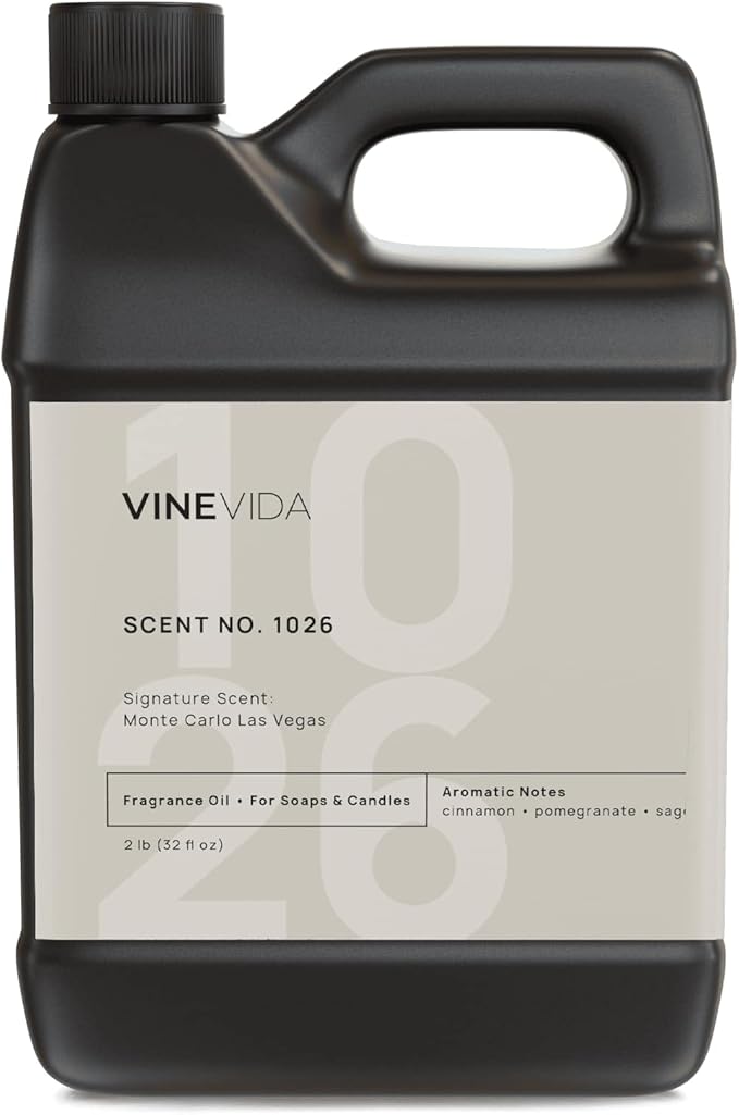 VINEVIDA Scent NO. 1026 Fragrance Oil for Cold Air Diffusers - 32oz (2lbs) - Inspired by: Monte Carlo Las Vegas Hotel Fragrance Diffuser Oil - Hotel Scents for Home - Diffuser Oil