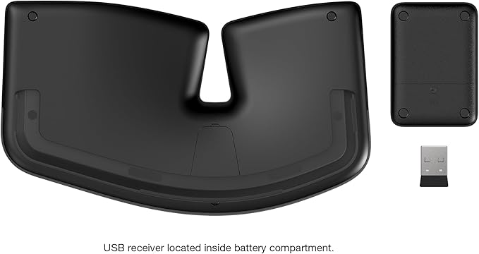 Incase Sculpt Ergonomic Keyboard – Designed by Microsoft – Split Keyset Design, Palm Rest, Contoured Layout, One-Touch Windows Button, AES 128-Bit Encryption, Includes Separate Number Pad – Black