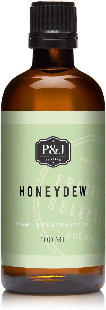 P&J Fragrance Oil - Honeydew 100ml - Candle Scents, Soap Making, Diffuser Oil, Fresh Scents