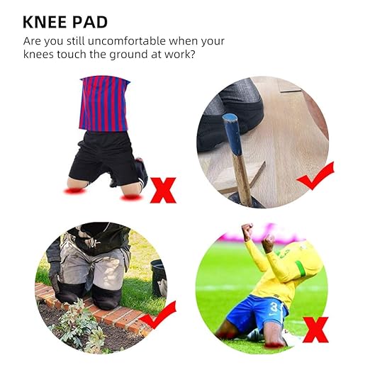 1Pair Knee Pads, Knee Protectors Protective, Thick Sponge Collision Avoidance Knee Sleeve for Adult Youth Women Men (Black, One Size)