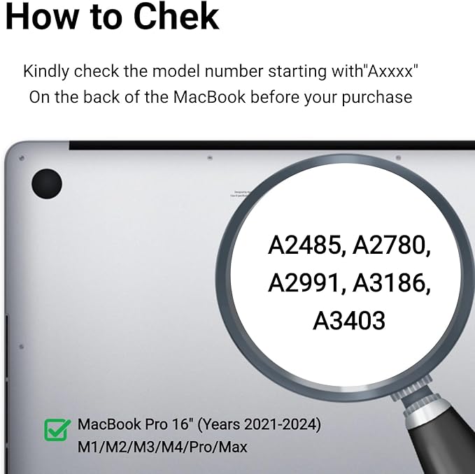 Magnetic Privacy Screen Protector Macbook Pro 16 Inch 2021-2024 M1 M2 M3 M4 Pro Max, Removable Laptop Screen Protector Privacy Screen Filter Shield Anti Glare Anti Spy