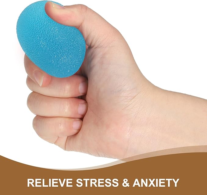 PATIKIL Hand Exercise Ball, Squeeze Ball Stress Ball for Adults Grip Strengthening Occupational Equipment
