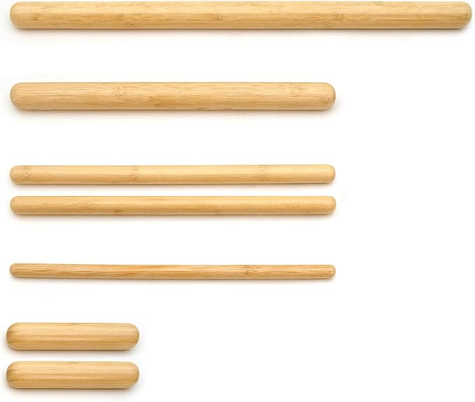 7Pcs Bamboo Massage Sticks Tools Hot and Cold theapy Poles