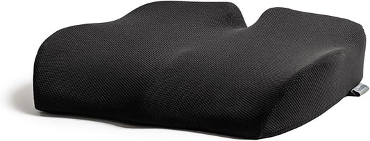 COUSHY|Ergonomic Seat Cushion-Use As Car Seat Cushion/Office Desk Accessories| Chair Cushions for Dining Chairs-Home Office Chair Cushion Supporting Other Sciatica Pain Relief Devices(Black, Standard)