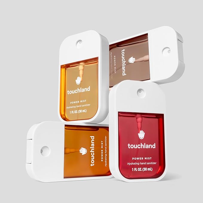 Touchland Limited Edition Seasonal Power Mist Hydrating Hand Sanitizer 4-Set