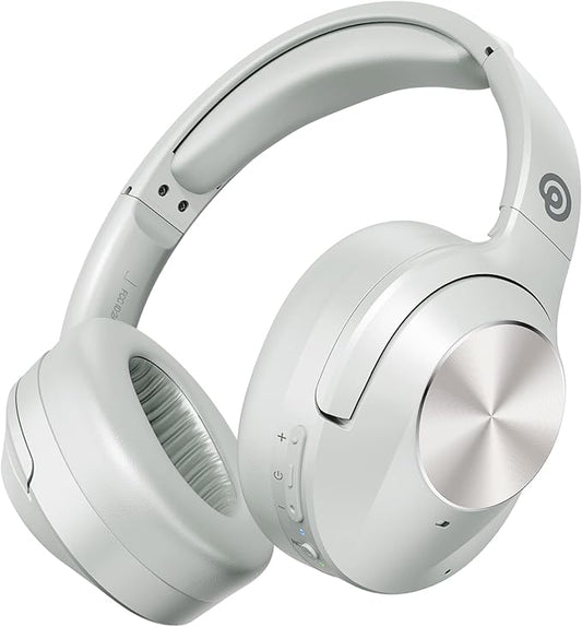 Upgrade Pro‑Level Hybrid Active Noise Cancelling Headphones with HD Sound, Wireless Bluetooth Headphones Over The Ear Unequaled Comfort, Vivid Deep Bass, for Home Office Travel Birthday Gift