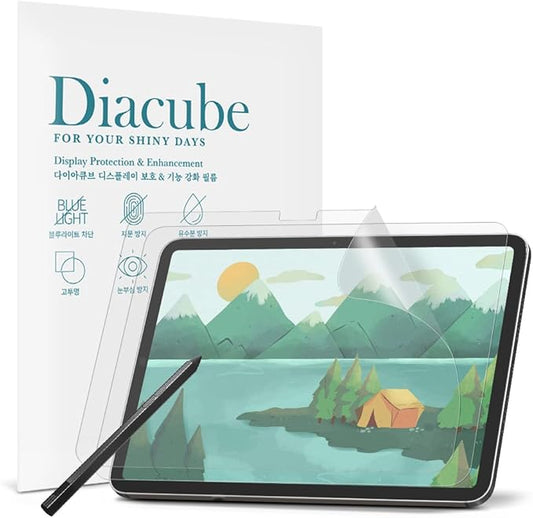[2-Pack Paperfeel Screen Protector for Lenovo Tab M10 Plus 3rd Gen 10.6" 2022, Anti-Glare Matte PET Film for Drawing and Writing Like on Paper, High Responsive Touch, Easy Installation