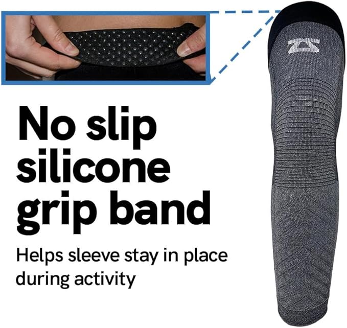 Zensah Full Leg Compression Sleeve - Long Length Support for Thigh, Knee, Calf for Men, Women, Running, Basketball, Football