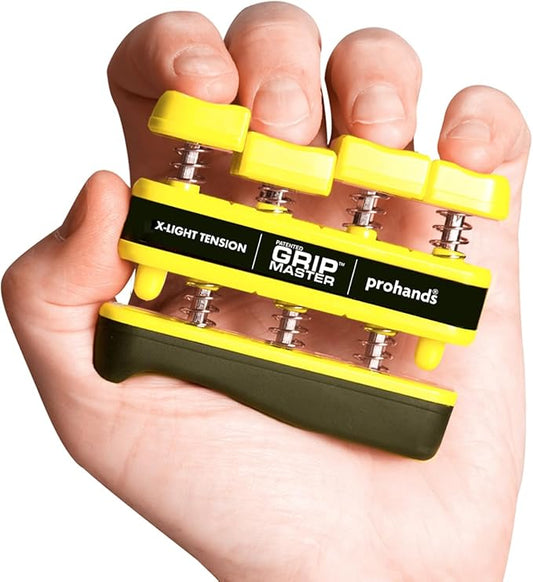 Gripmaster Hand Exerciser, Finger Exerciser (Hand Grip Strengthener), Spring-Loaded, Finger-Piston System, Isolate & Exercise Each Finger