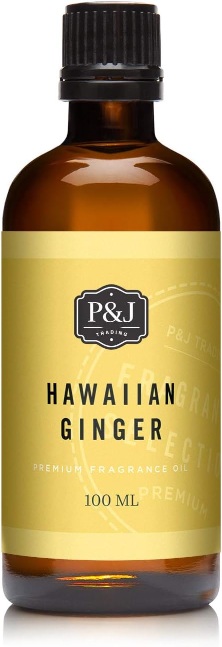 P&J Trading - Hawaiian Ginger Scented Oil 100ml - Fragrance Oil for Candle Making, Soap Making, Diffuser Oil