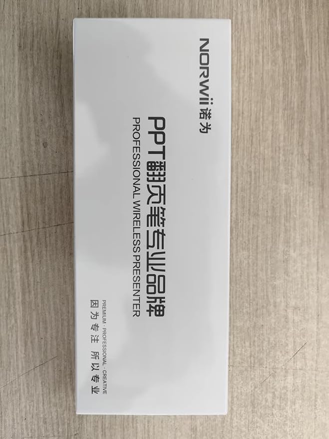 Norwii N99 Air Mouse Presentation Clicker with Pointer, Rechargeable Clicker for PowerPoint presentations, PowerPoint Clicker, Presentation Remote, Wireless Presenter, Handle Mouse - Black