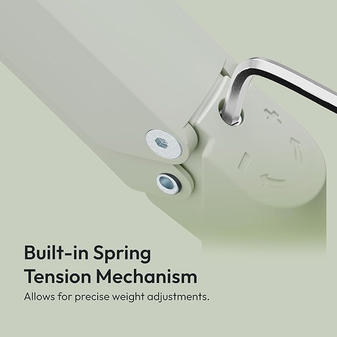 Pixio PS1D Wave Mint Dual Monitor Arm Stand Desk Mount - Fits up to 32 inches Monitors and up to 19.8lbs. VESA Compatibility and Integrated Cable Management