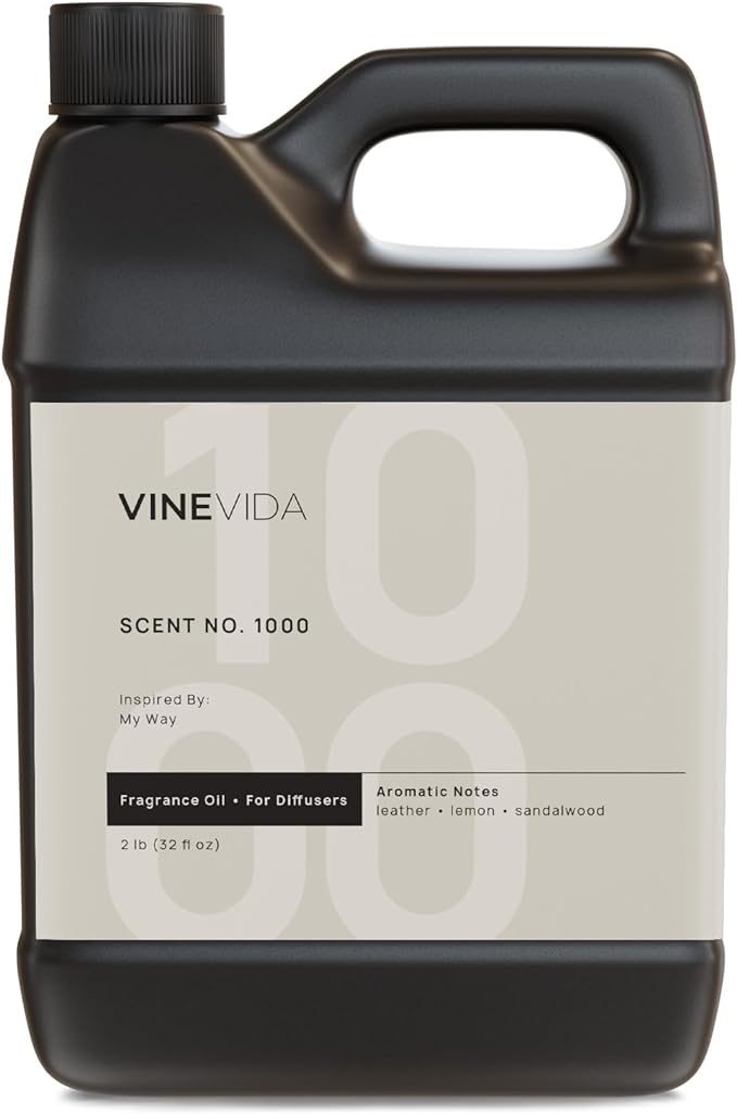 VINEVIDA (32oz) Hotel Fragrance Diffuser Oil - Hotel Scents for Home - Cold Air Diffuser Oil - Essential Oil - Scent No.1000 Inspired by My Way