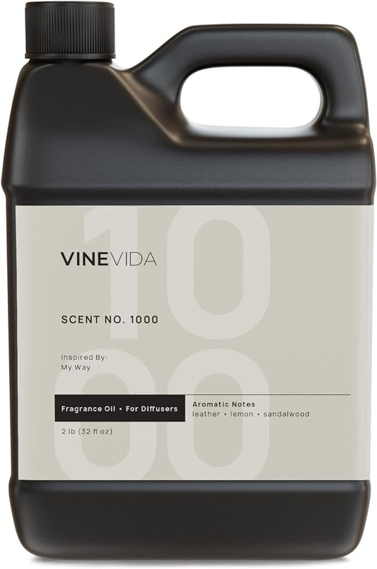 VINEVIDA (32oz) Hotel Fragrance Diffuser Oil - Hotel Scents for Home - Cold Air Diffuser Oil - Essential Oil - Scent No.1000 Inspired by My Way