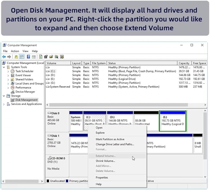 CY USB4.0 Type-C USB4 40Gbps to PCI-E 4.0 X4 SSD NVME NGFF M-Key Enclosure USB-C 20Gbps ASM2464 Chipset