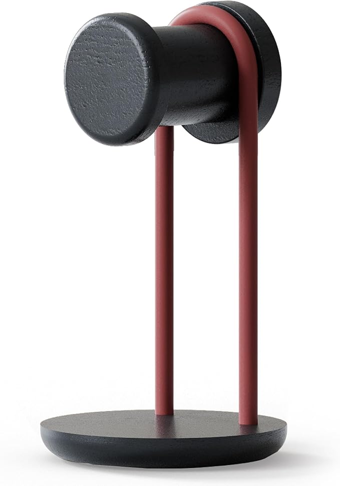 Fenge Headphone Stand for Desk, Nature Wood & Metal Headphone Holder with Storage Base, Desktop Headset Stand for Gaming Universal Headphones