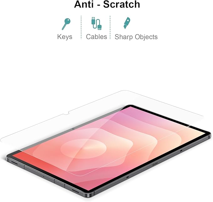 Gerutek Screen Protector 3 Pack for Samsung Galaxy Tab S11/S10 Lite/S10 FE/S9 FE 5G/Tab S9/ S8/ S7 (10.9/11 inch) Tempered Glass Film with Alignment Frame, HD Clear, 9h Hardness
