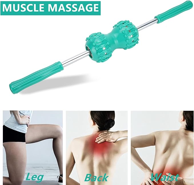 Muscle Roller Stick, Multifunctional Magnet Care Massage Roller For Relieving Muscle Soreness Loosing Tightness Soothing Cramps