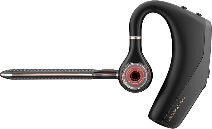 POLY Voyager Legend 50 - Bluetooth Headset - Wireless Headset with Mic - Four Noise-Canceling Mics, AI Noise Block & WindSmart Technology - Connectivity & Smart Call Controls - All-Day Comfort
