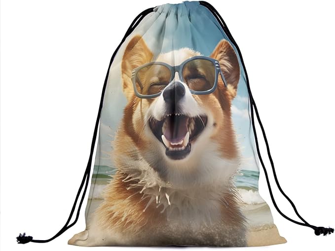 Nerxy Pet Gymnastics Grip Bag Dog Cat Drawstring Grip Bags Puppy Shoe Bag Gym Storage Pouch