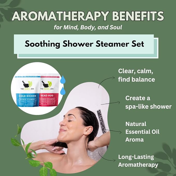 Aromatherapy Shower Steamers Gift Set, Shower Bombs Made in The USA, Relaxation Gift for Women, Lavender Shower Steamers for Women, Eucalytus Shower Steamer, Mothers Day Gifts