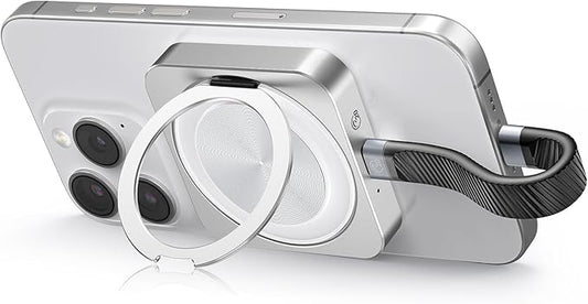 ORICO 1TB Magnetic External SSD with Kickstand, Up to 2000MB/s, 4K ProRes HDR Record and Store, Aluminum Alloy, MagSafe Portable SSD for iPhone 16 Pro Max, Tablet, Computer - CZ20PLUS