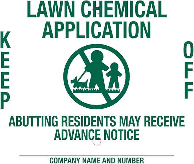 Lawn Treatment Application Stakes & OHIO Signs (Premium Style Stakes / 1,000 pc. Pack)