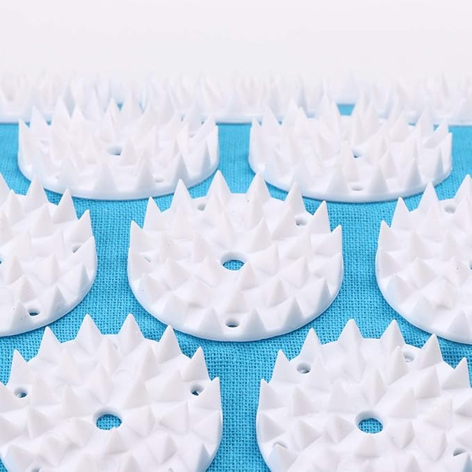 Acupressure Pillow,Sponge Massage Cushion Promote Blood Circulation Acupressure Mat for Muscle Pain & Headache(Blue)