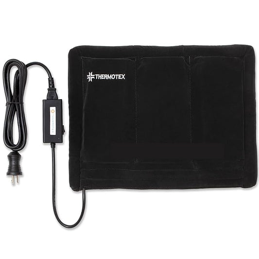 Thermotex–Far Infrared Premium Heating Pad – Platinum – Pain Relief – Warms and Relaxes Muscles – Large Size for Back, Shoulder, Arms and Legs – 17 in. x 13 in.