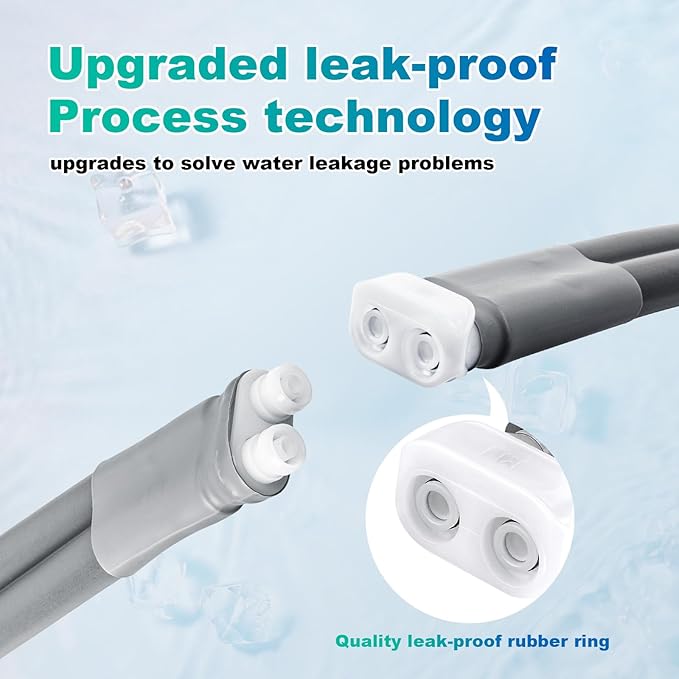 Ice Therapy Machine for Knee After Surgery, Cold Therapy Machine with 6 Timer Modes, 12H Cooling, Leak-Proof Design, Skin-Friendly Ice Pad,Cryotherapy Machine for Injury Relief