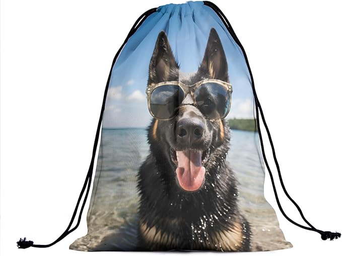 Nerxy Pet Gymnastics Grip Bag Dog Cat Drawstring Grip Bags Puppy Shoe Bag Gym Storage Pouch