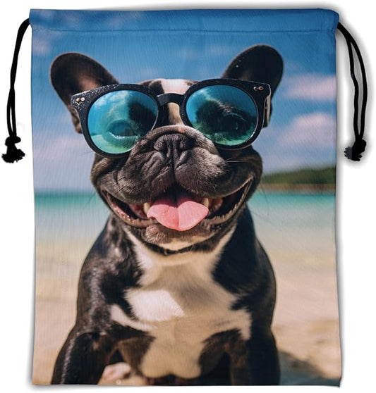 Nerxy Pet Gymnastics Grip Bag Dog Cat Drawstring Grip Bags Puppy Shoe Bag Gym Storage Pouch