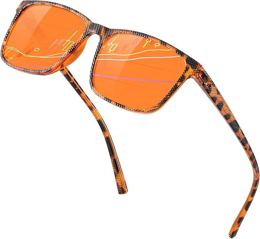 99% Blue Light Blocking Glasses Men Women Lightweight Frame Computer TV Gaming Eyeglasses Reduce Eyestrain