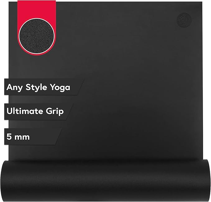 Manduka GRP Adapt Yoga Mat 71" - 5mm | Ultimate Grip | Sweat Ready for Any Style of Yoga | 71 x 24 inches