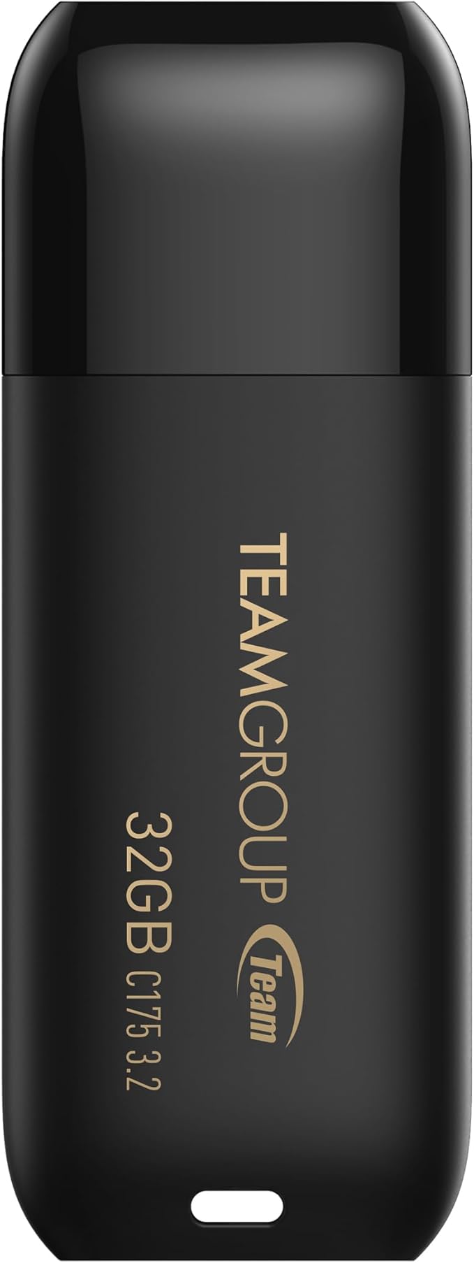 TEAMGROUP C175 32GB USB 3.2 Gen 1 (USB 3.1/3.0) Read 75MB/s Flash Thumb Drive, External Data Storage Memory Stick Compatible with Computer/Laptop Matte Black TC175332GB01