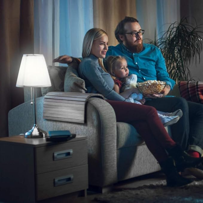 Vgogfly 3W LED Bulb Equivalent 25 Watt Light Bulbs, A15 Daylight 5000K Energy Saving Low Watt E26 Base Bulb for Home Bedroom(4-Pack)