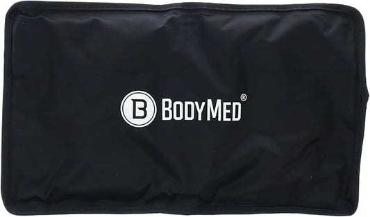 BodyMed Reusable Gel Ice Pack Cold Compress for Back, Shoulder, Neck, & Knee - Professional Grade Cold Therapy for Injuries, Aches, Swelling, Bruises, Sprains - 12 in. x 7 in. (Half)